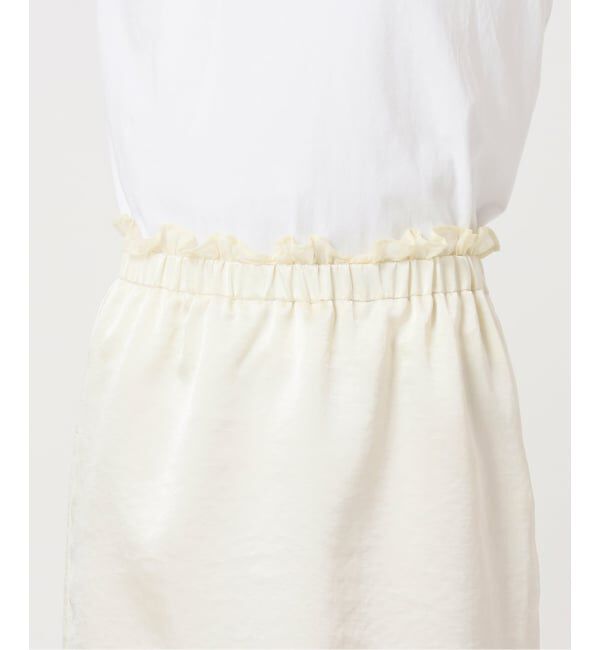 U by SPICK&SPAN「《予約》Atelier Edition/アトリエ エディション SHEER FRILL LAYERED SKIRT」|スカート|