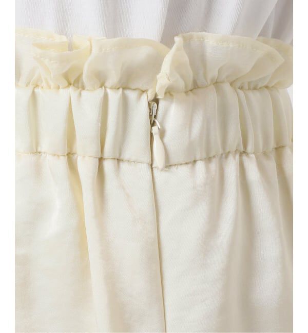 U by SPICK&SPAN「《予約》Atelier Edition/アトリエ エディション SHEER FRILL LAYERED SKIRT」|スカート|