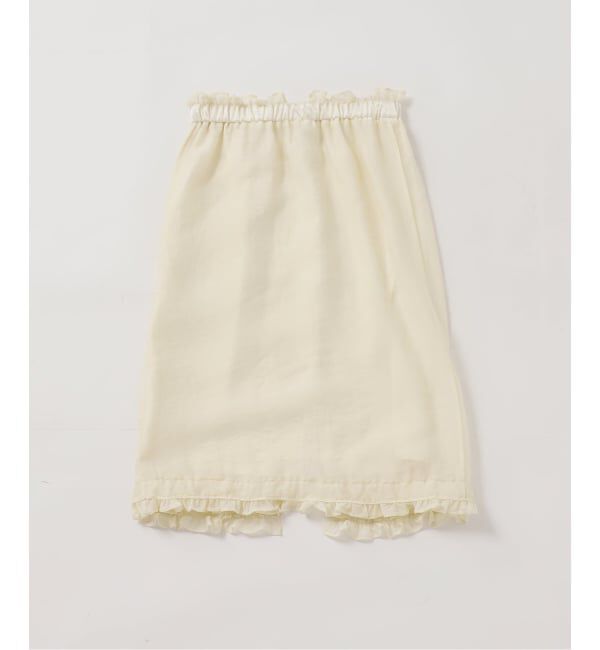 U by SPICK&SPAN「《予約》Atelier Edition/アトリエ エディション SHEER FRILL LAYERED SKIRT」|スカート|