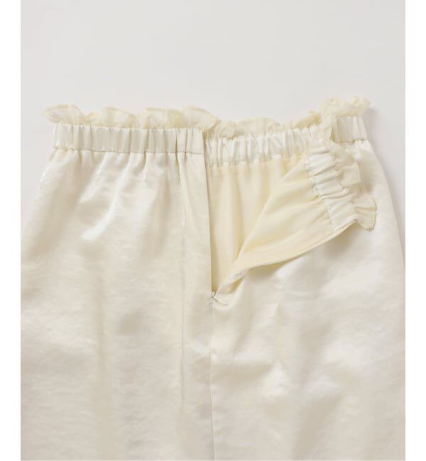 U by SPICK&SPAN「《予約》Atelier Edition/アトリエ エディション SHEER FRILL LAYERED SKIRT」|スカート|