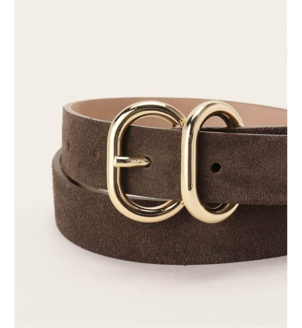 NOBLE「《追加予約》LEFIJE/レフィエ スエードベルト(2.5cm)」|ベルト|