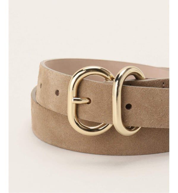 NOBLE「《追加予約》LEFIJE/レフィエ スエードベルト(2.5cm)」|ベルト|