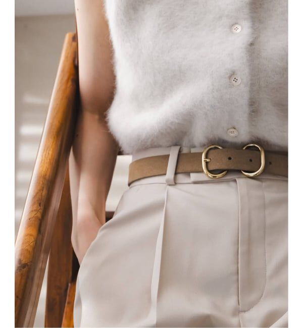 NOBLE「《追加予約》LEFIJE/レフィエ スエードベルト(2.5cm)」|ベルト|