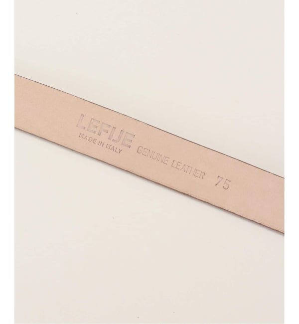 NOBLE「《追加予約》LEFIJE/レフィエ スエードベルト(2.5cm)」|ベルト|