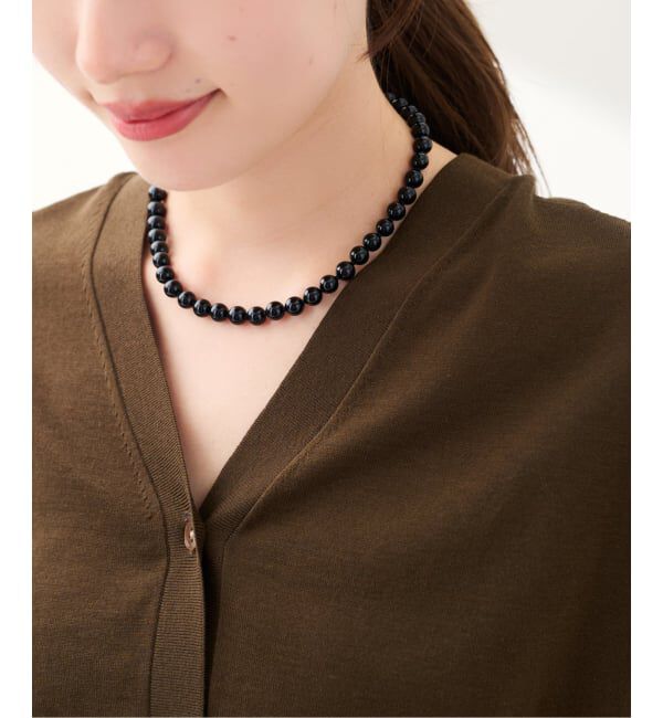 FRAMeWORK「OCUCCI/オクチ STONE8mm 40CM CHOKER ONYX」|ネックレス|