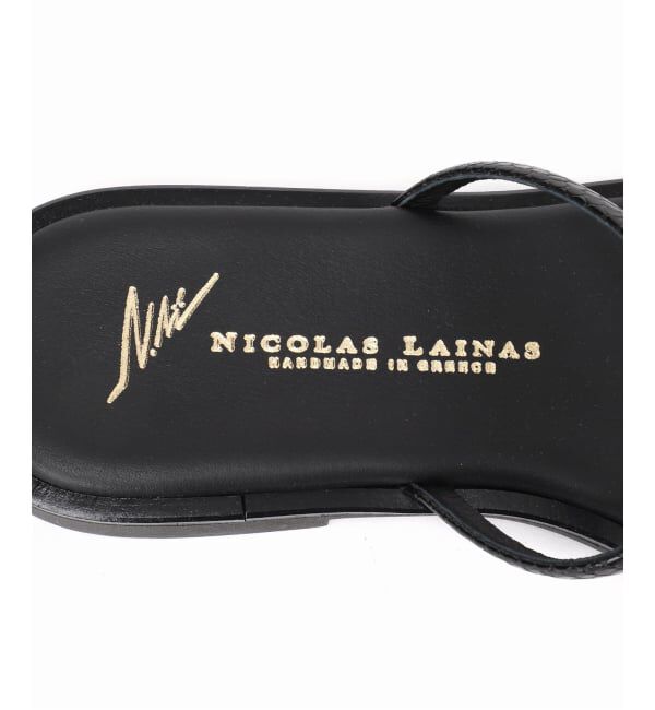 FRAMeWORK「≪新色 / 追加予約≫NICOLAS LAINAS/ニコラスライナス メタルポイントサンダル」|サンダル|