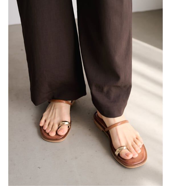 FRAMeWORK「≪新色 / 追加予約≫NICOLAS LAINAS/ニコラスライナス メタルポイントサンダル」|サンダル|