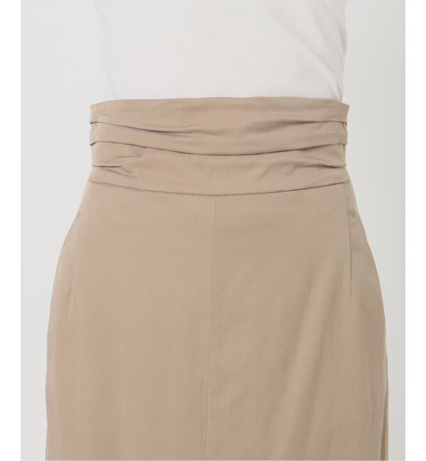  「【洗える】ウエストタックタイトスカート」|スカート|