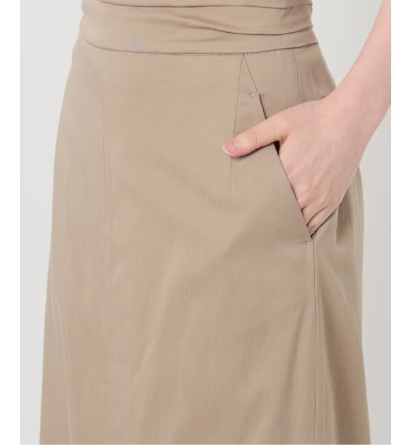  「【洗える】ウエストタックタイトスカート」|スカート|