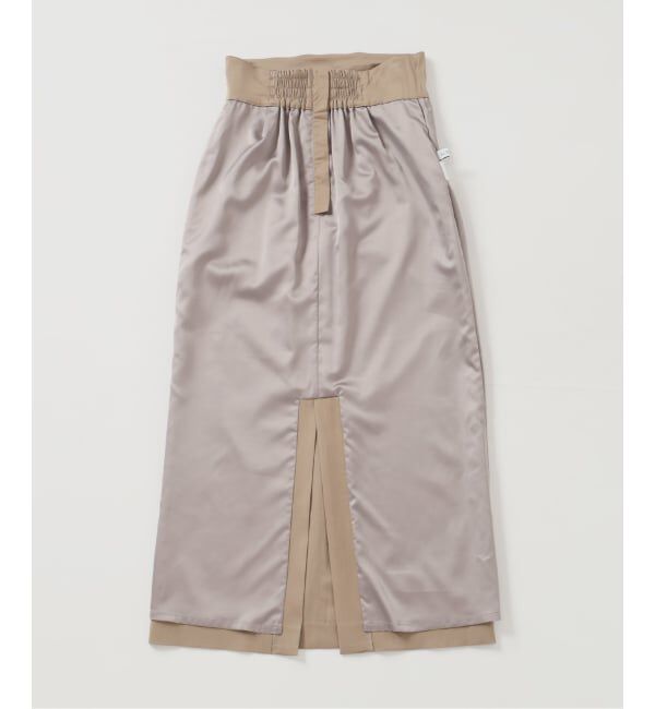  「【洗える】ウエストタックタイトスカート」|スカート|