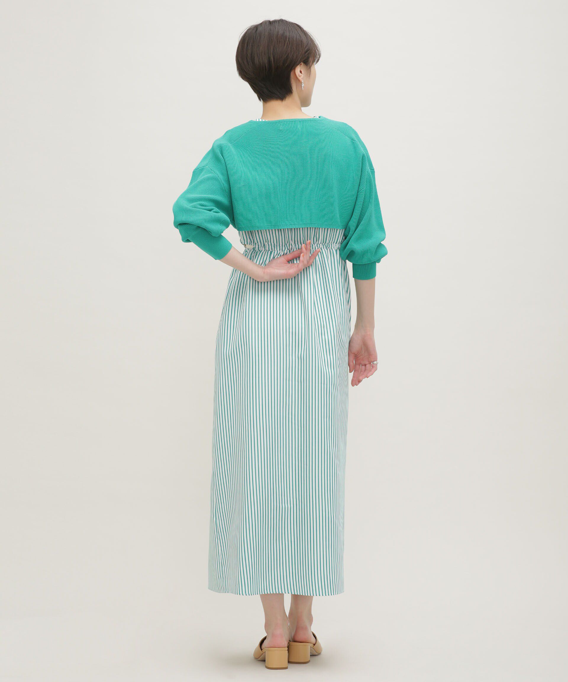 nano･universe「LB.03/GIZA強撚コットンボレロ」|ニット・セーター|