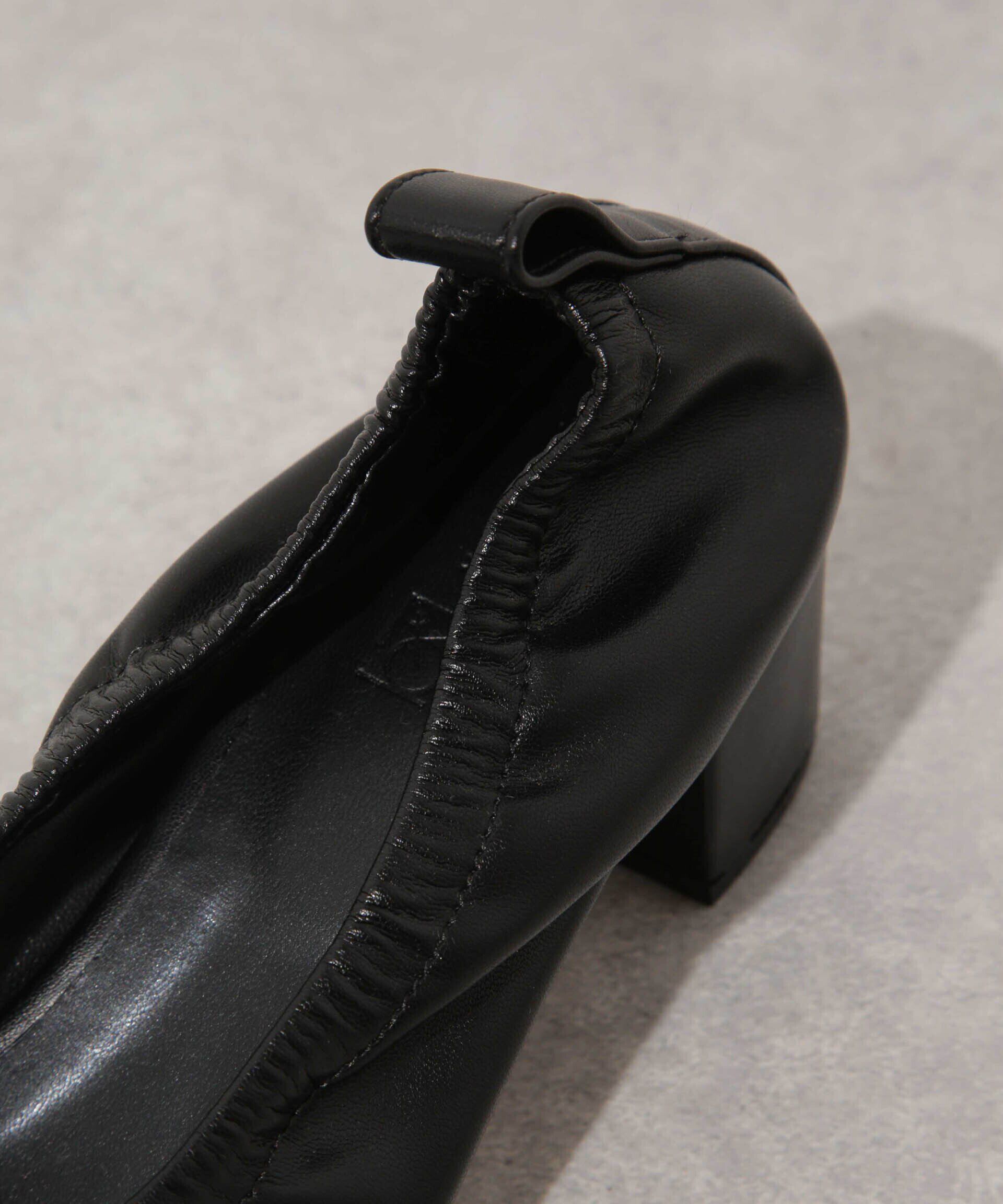 nano･universe「シャーリングラウンドトゥパンプス」|ビジネス・ドレスシューズ|