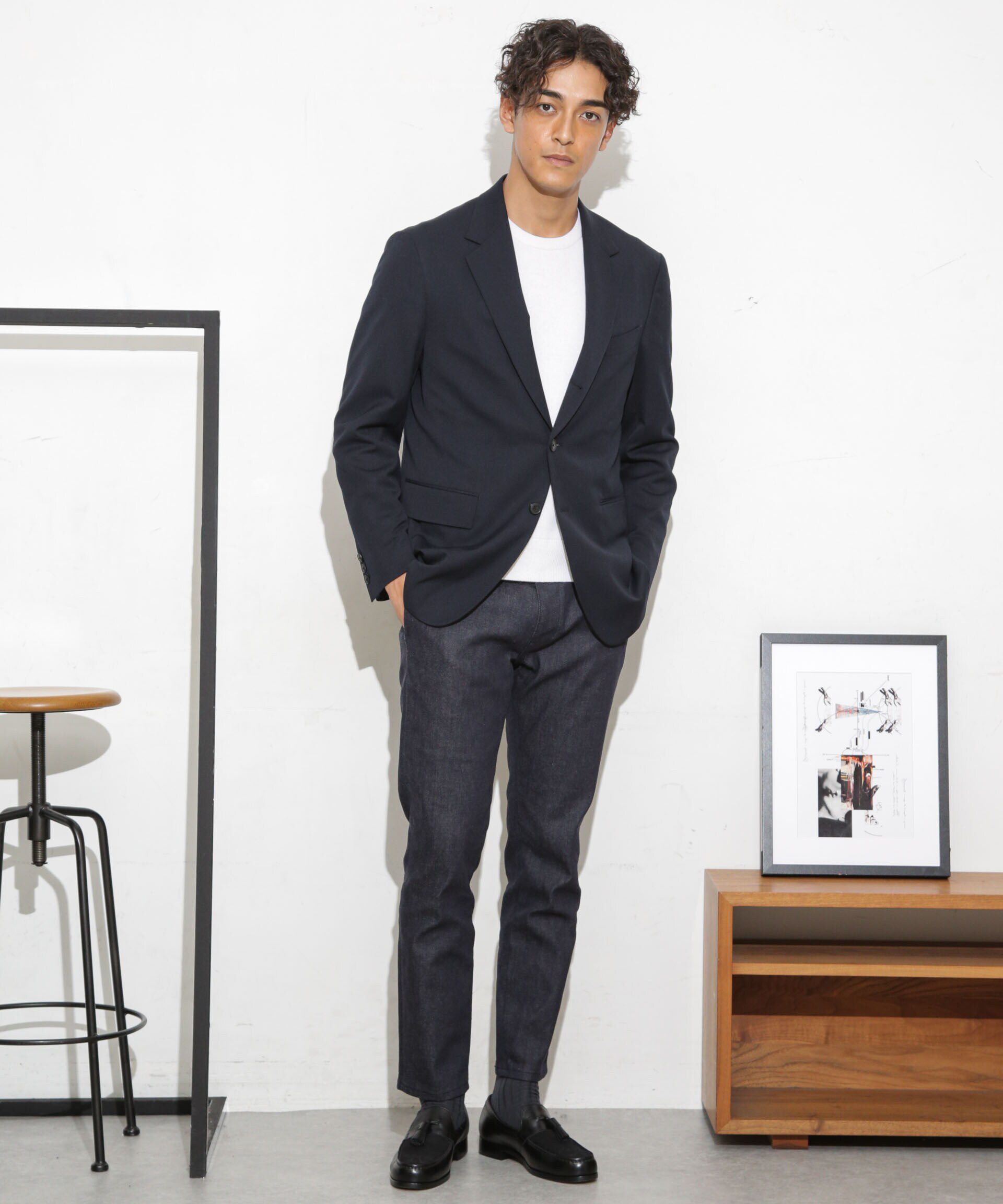 nano･universe「｢ESSENTIALLINE｣TWソリッドシングルジャケット」|スーツ|