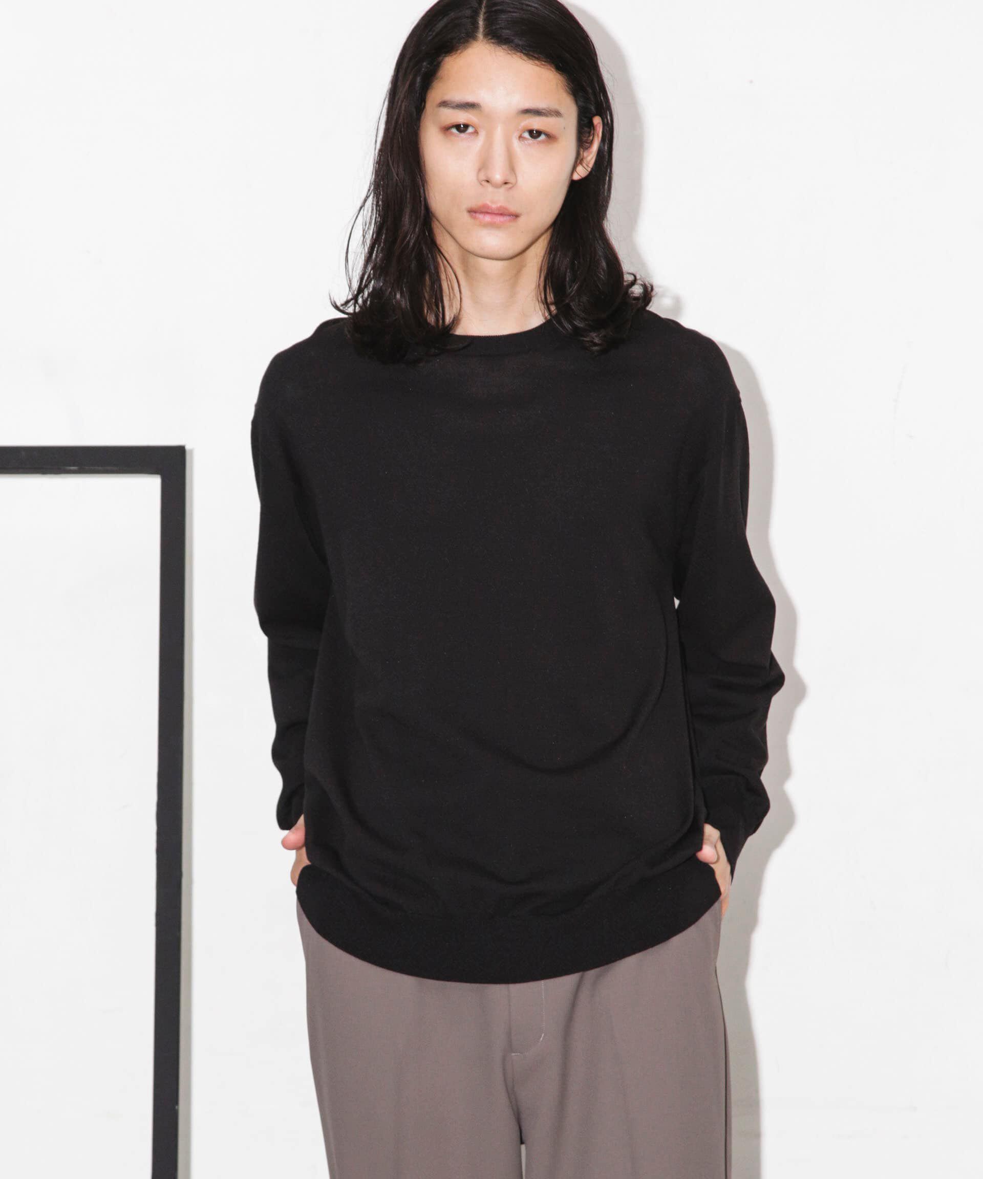 nano･universe「「ESSENTIAL LINE」天竺クループルオーバー」|ニット・セーター|