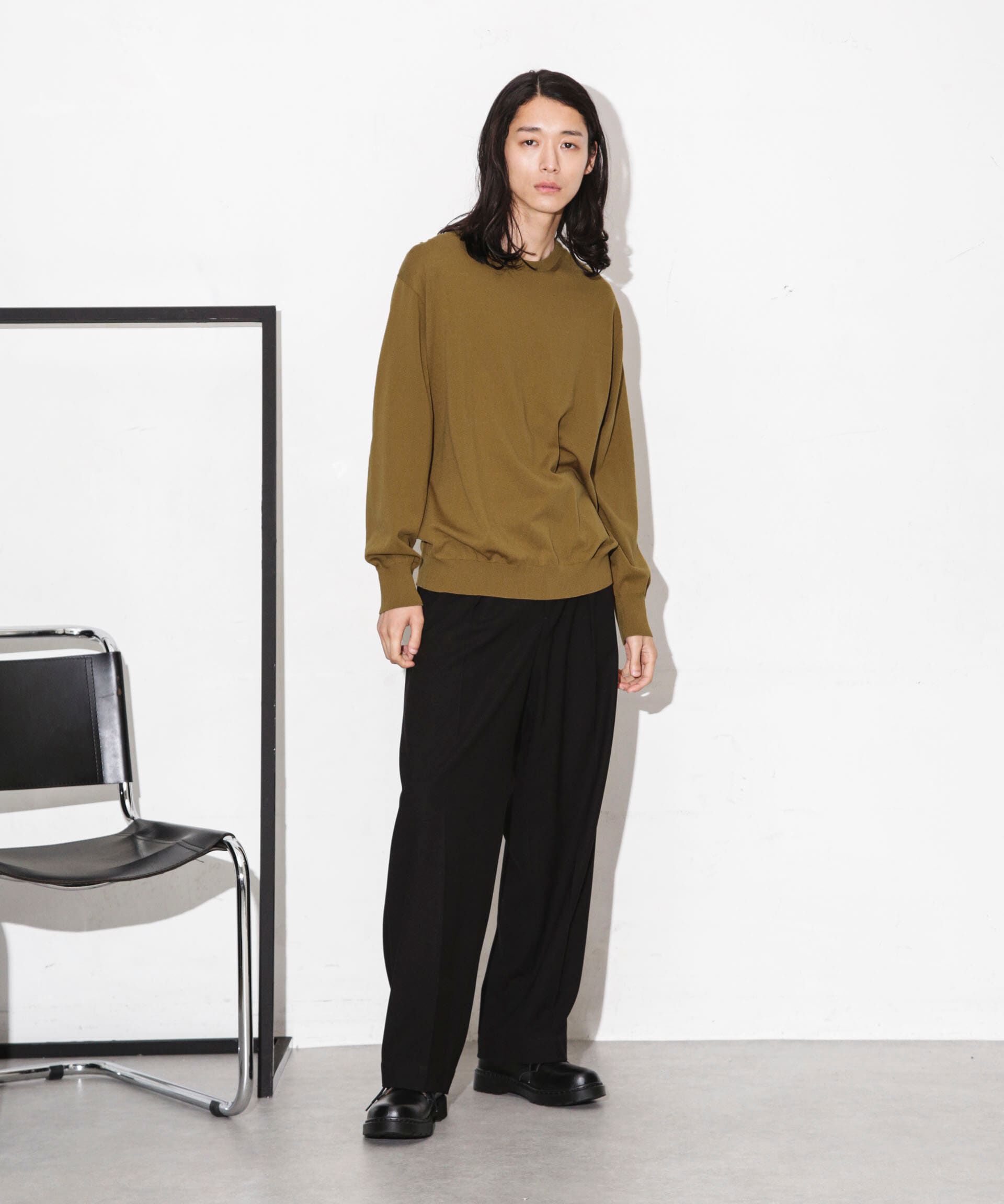 nano･universe「「ESSENTIAL LINE」天竺クループルオーバー」|ニット・セーター|