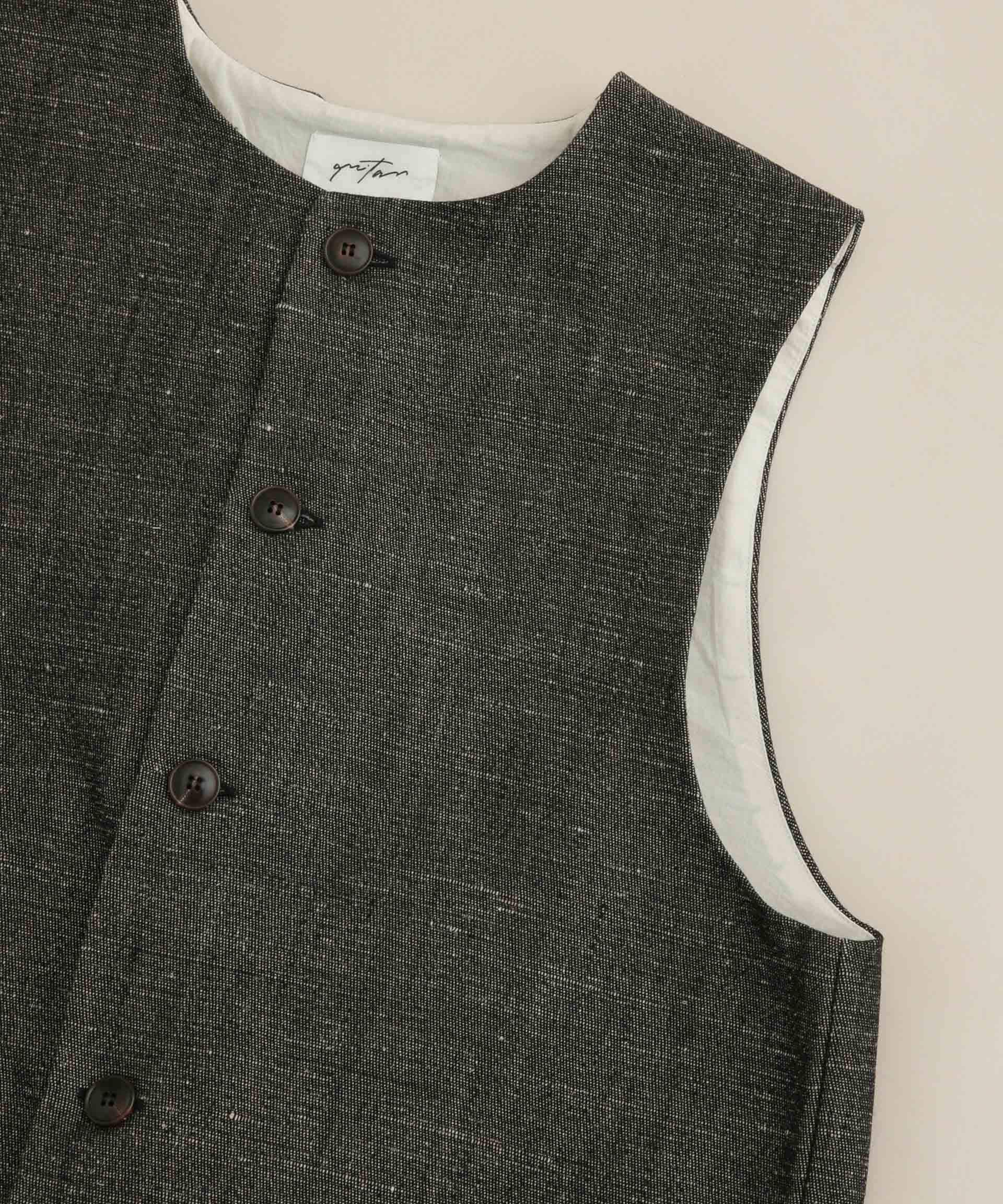 nano･universe「ＧＩＬＥＴ　－　Ｊｕｔｅ／Ｂａｍｂｏｏ　Ｔｗｉｌｌ」|ダウンベスト・ベスト|