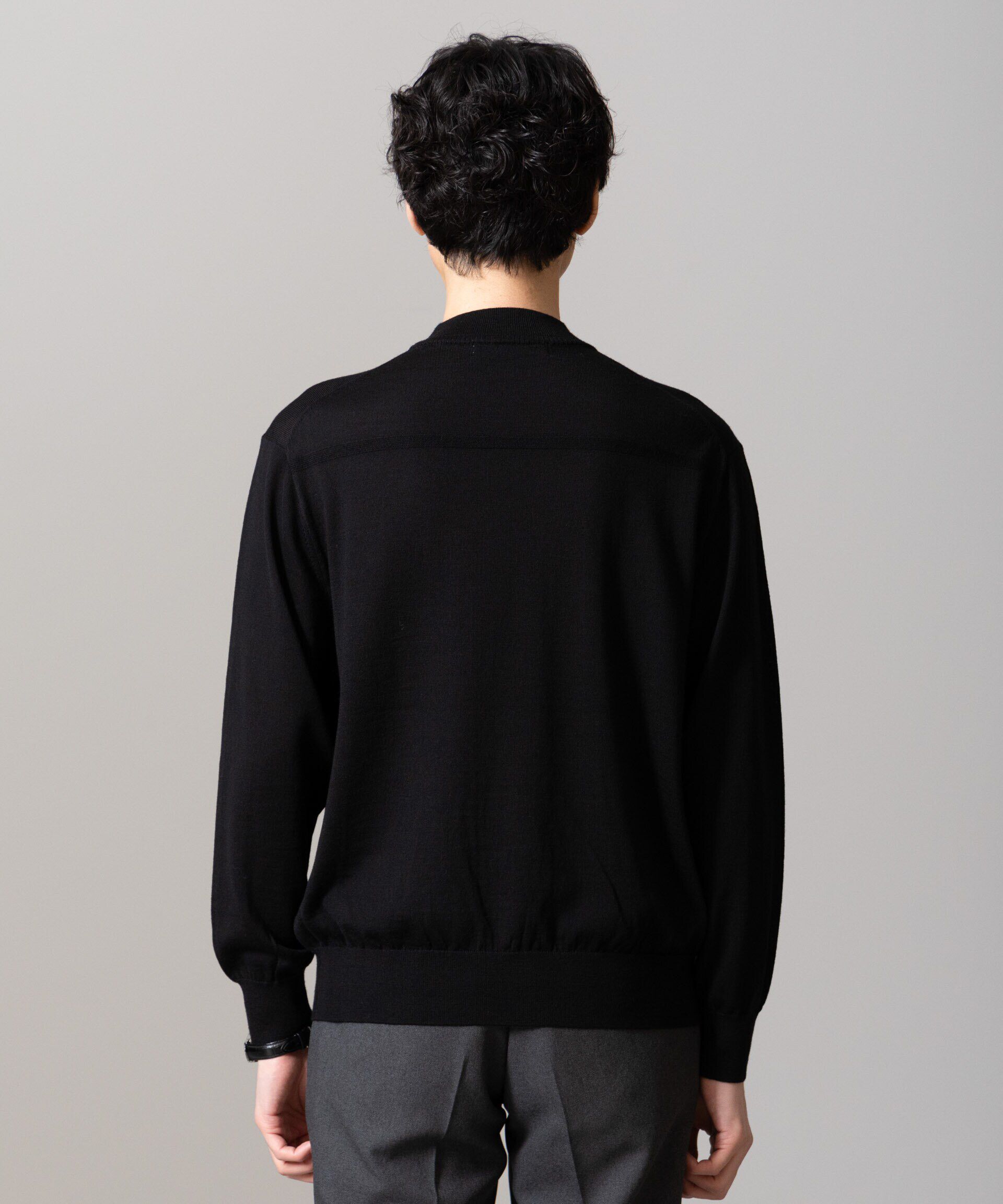 nano･universe「「毛玉レスニット」 ファインゲージモックネック」|ニット・セーター|