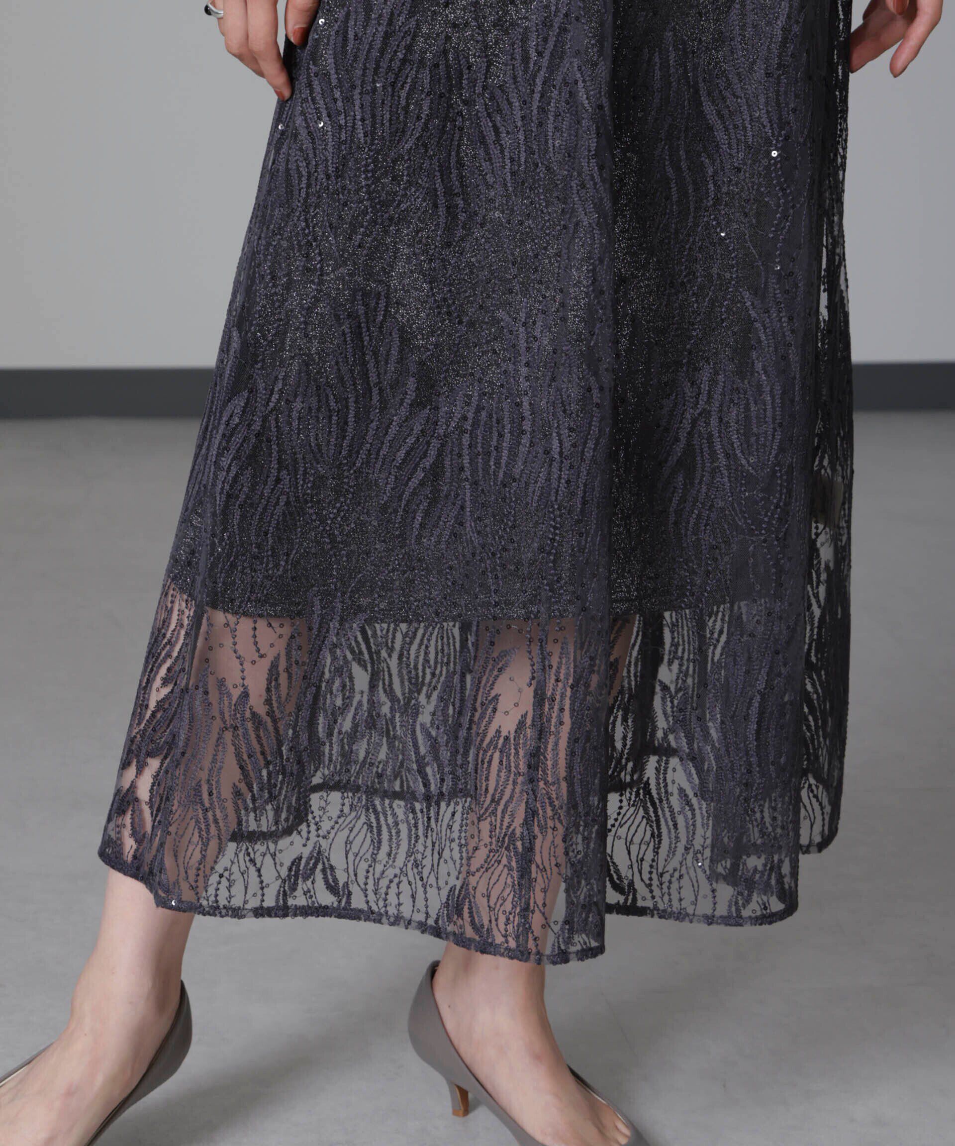 nano･universe「kaene/スパンコールアネモネドレス」|ワンピース|