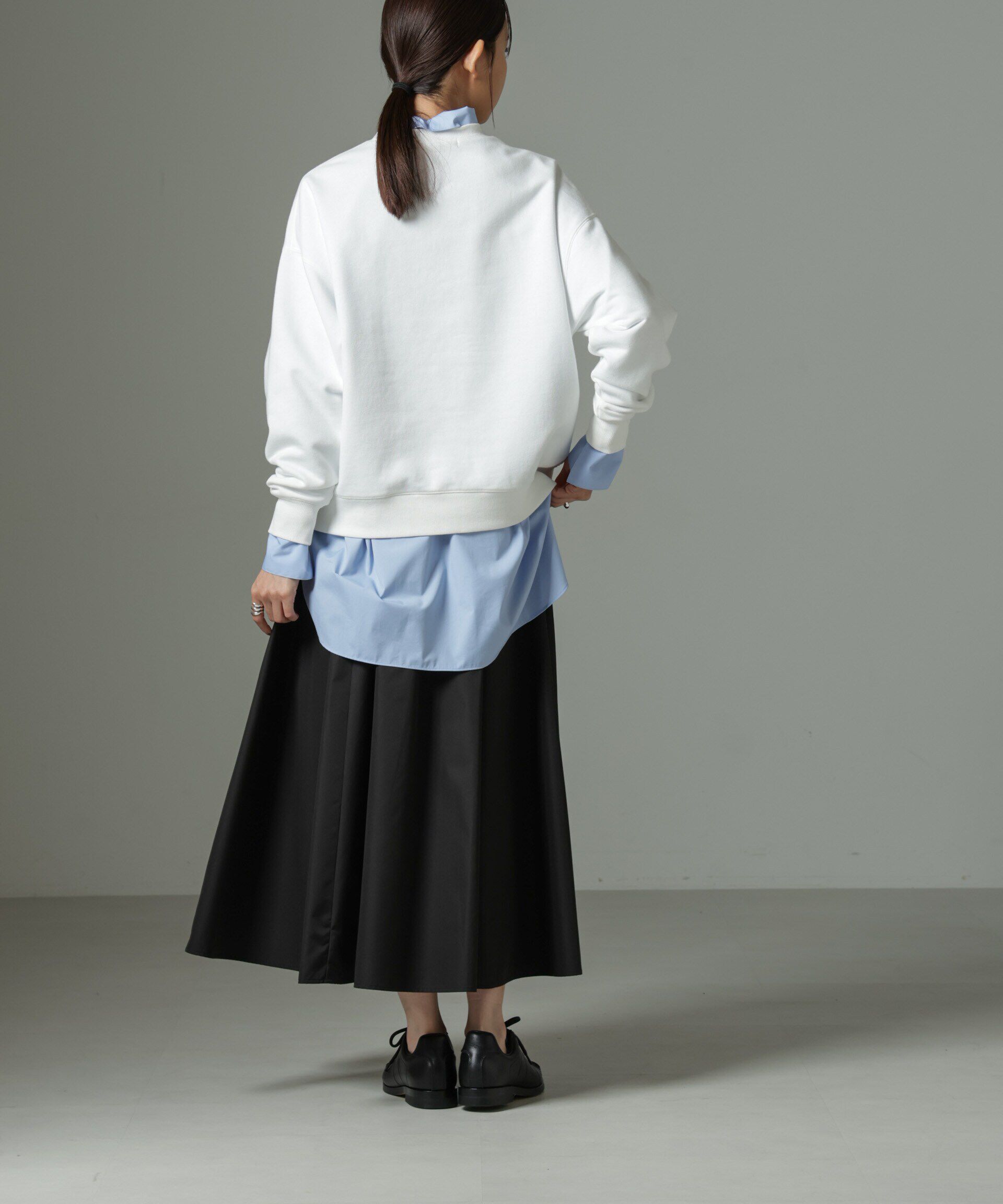 nano･universe「ウェストゴムギャザースカート」|スカート|