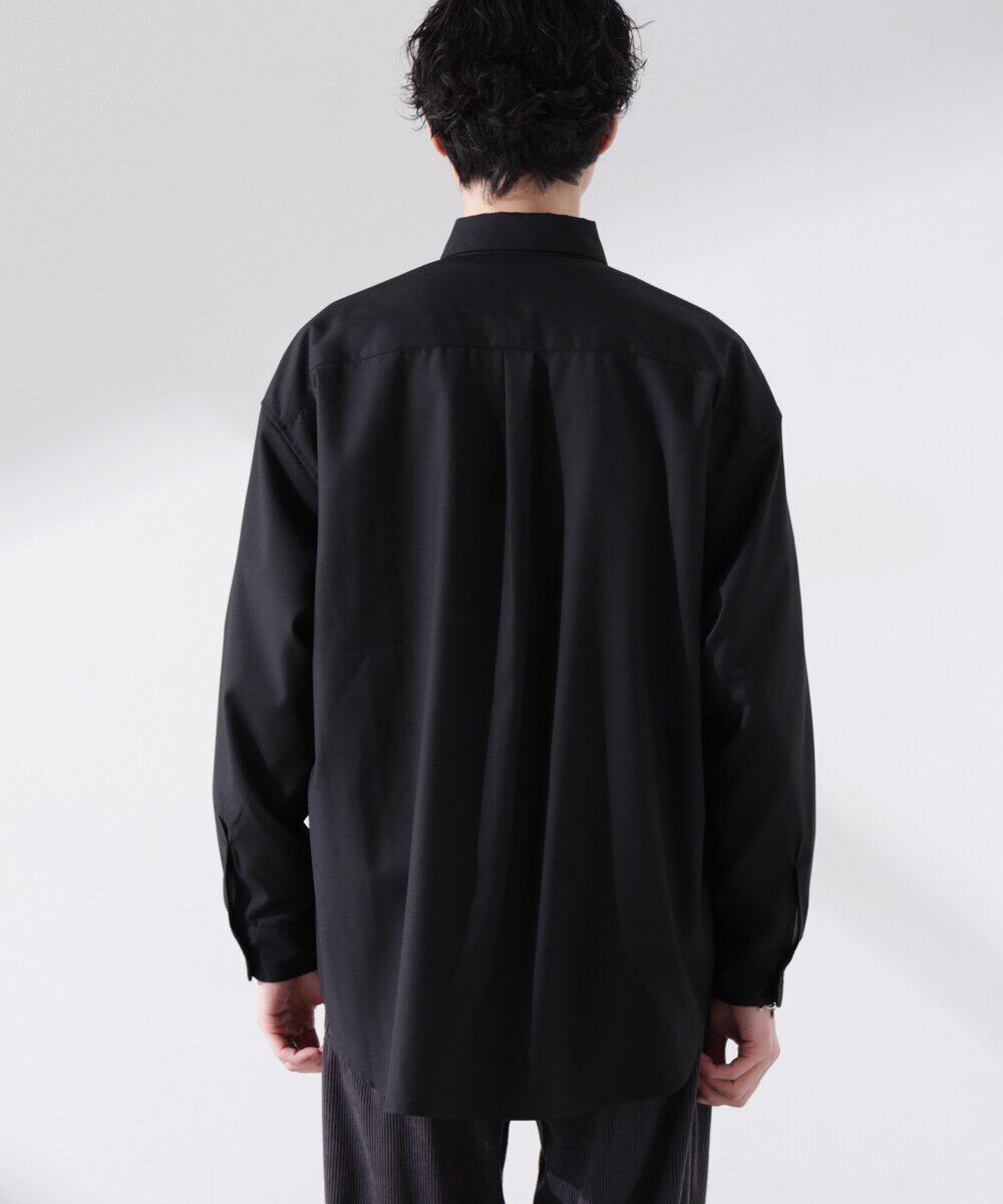 nano･universe「ビッグドレープシャツ 長袖」|シャツ・ブラウス|