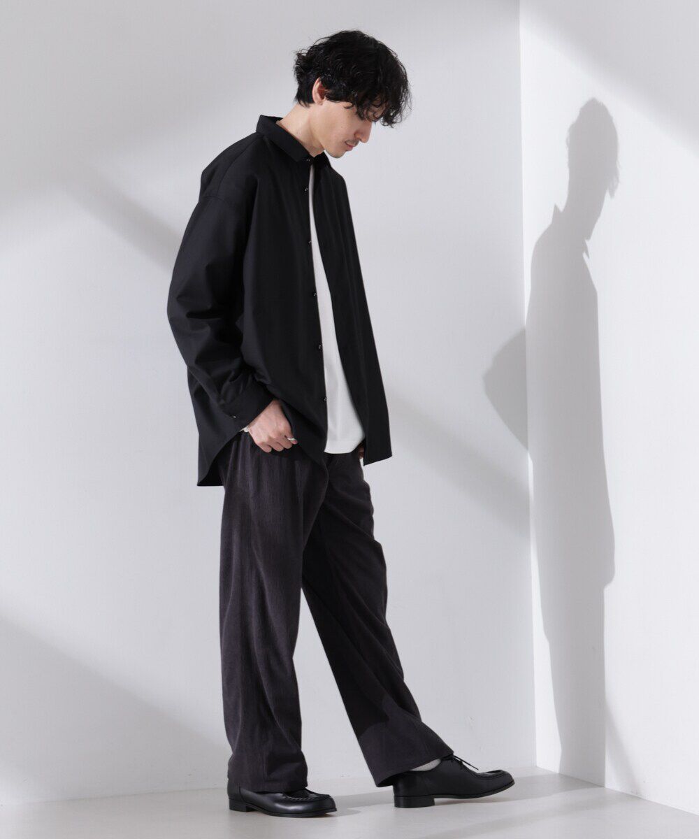 nano･universe「ビッグドレープシャツ 長袖」|シャツ・ブラウス|