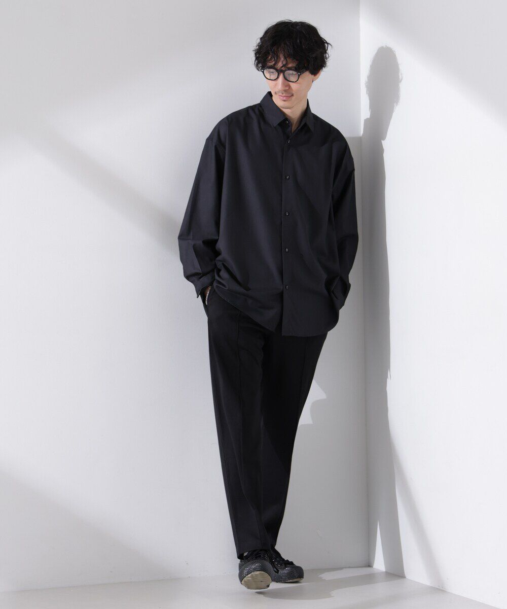 nano･universe「ビッグドレープシャツ 長袖」|シャツ・ブラウス|