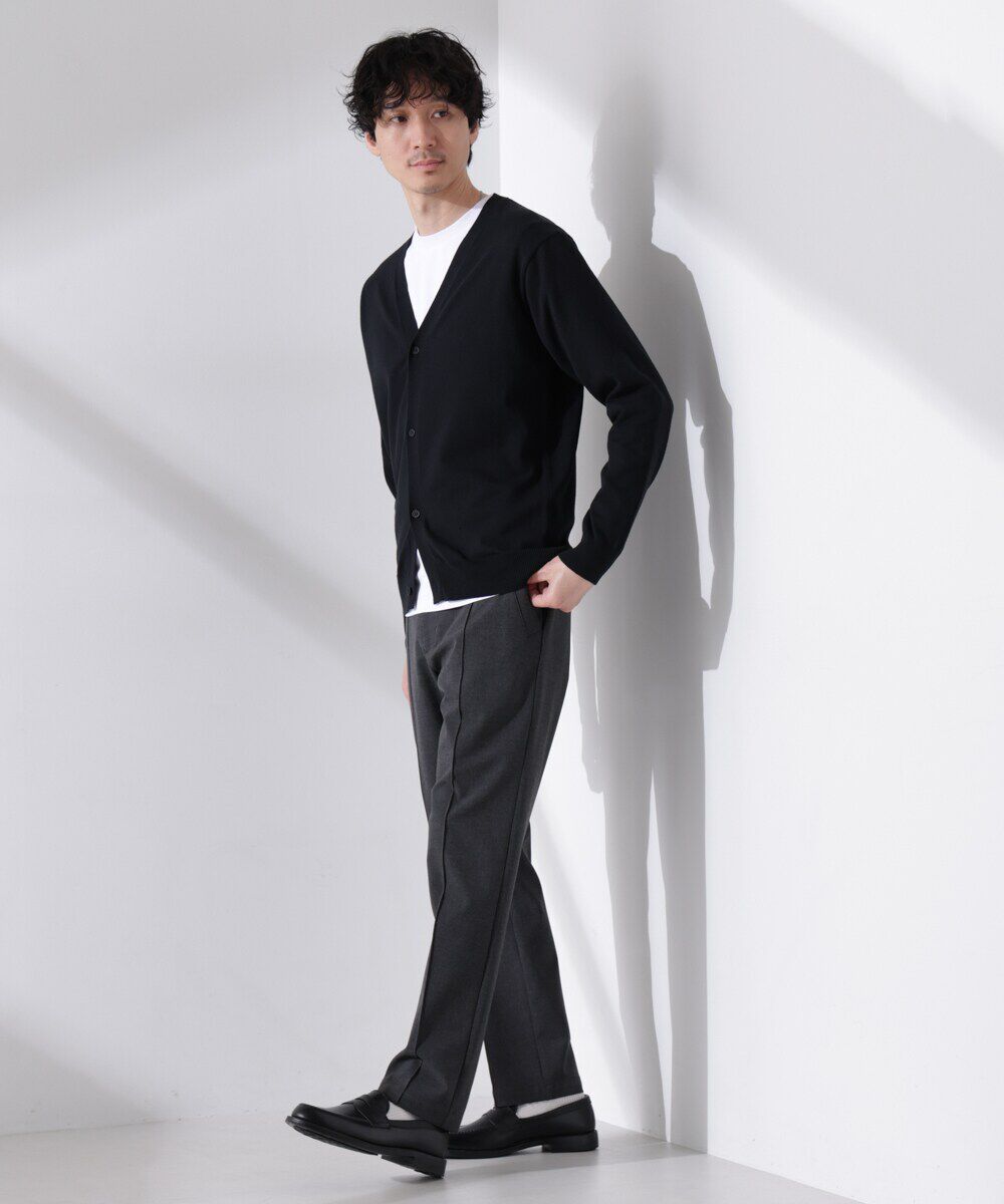 nano･universe「プレーティングスタンダードカーディガン」|ニット・セーター|