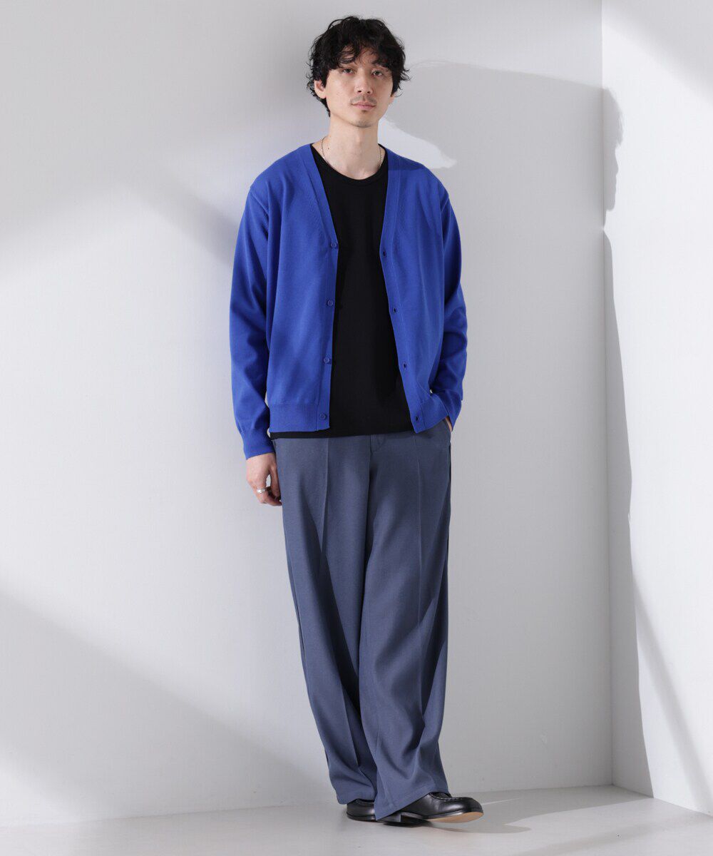 nano･universe「プレーティングスタンダードカーディガン」|ニット・セーター|