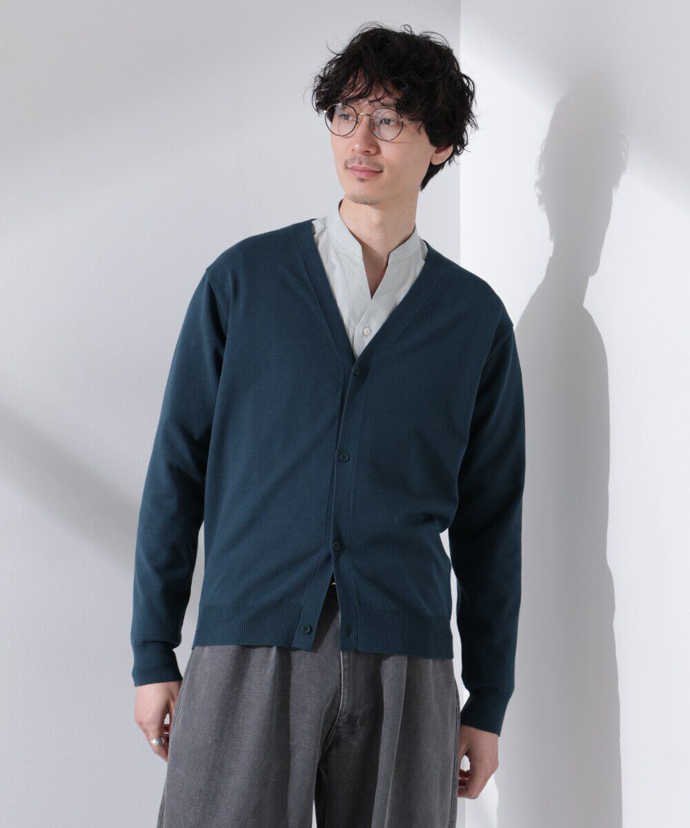 nano･universe「プレーティングスタンダードカーディガン」|ニット・セーター|