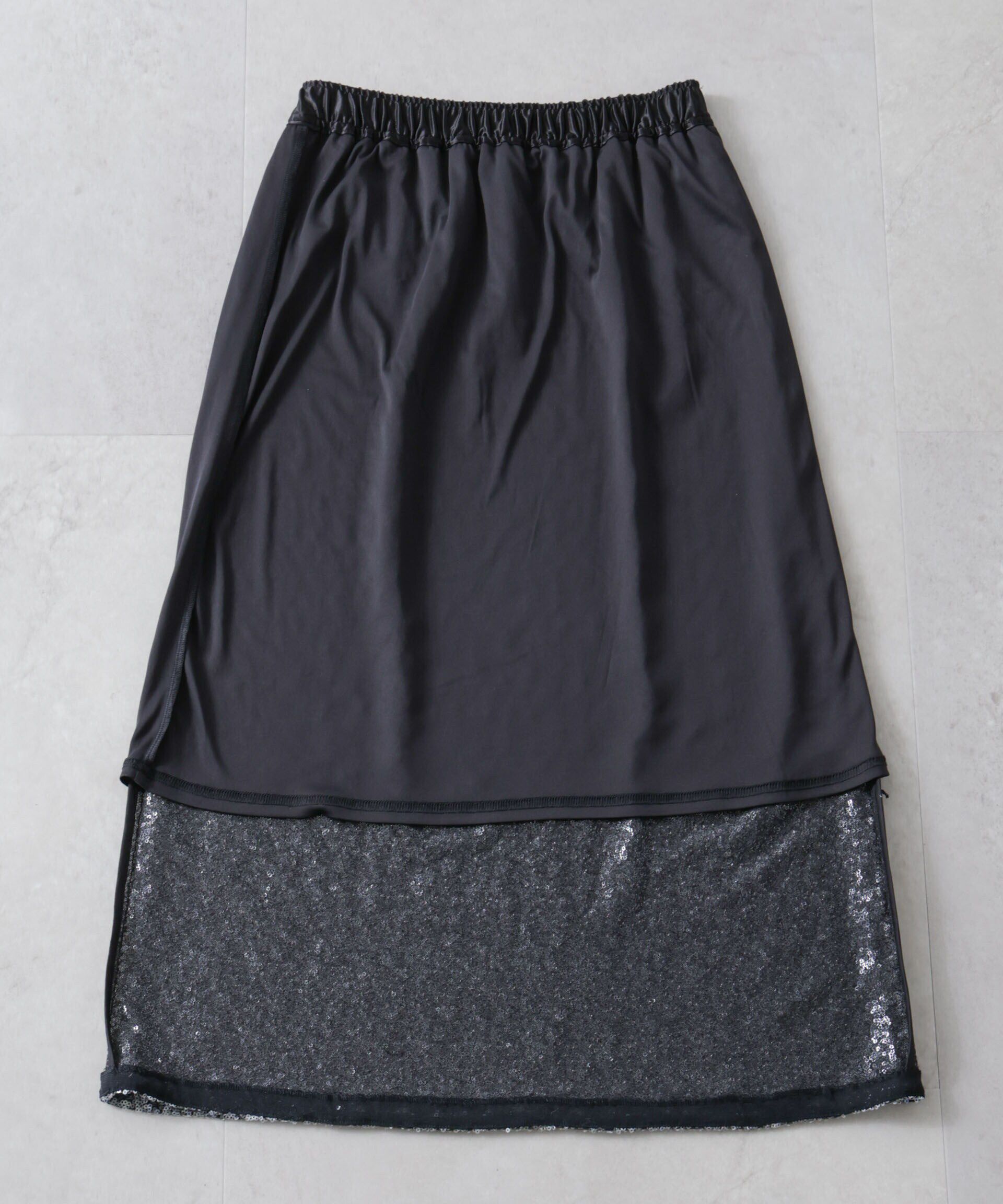 nano･universe「スパンコールスカート」|スカート|