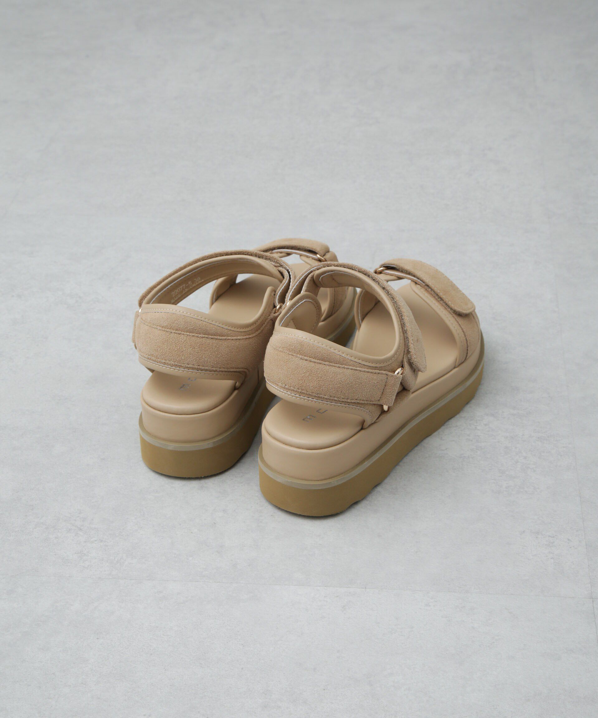 nano･universe「MOHI/スエードストラップサンダル」|サンダル|