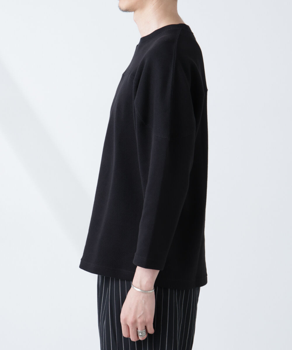 nano･universe「変形ハニカムジャガードフットボールTシャツ」|Tシャツ・カットソー|