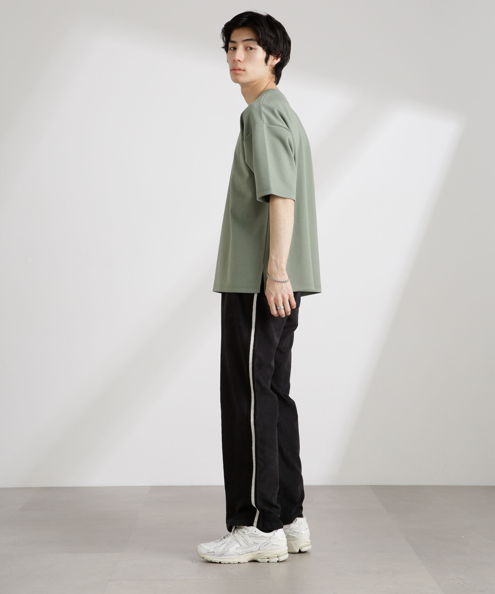 nano･universe「NORMANBROS/NORMANBROS別注 トラックパンツ」|チノ|