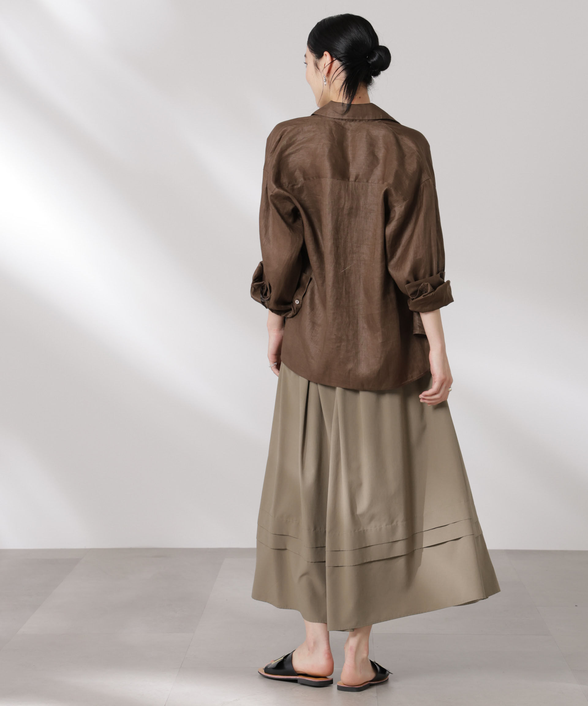 nano･universe「MINOTECH(R)イレギュラータックスカート」|スカート|