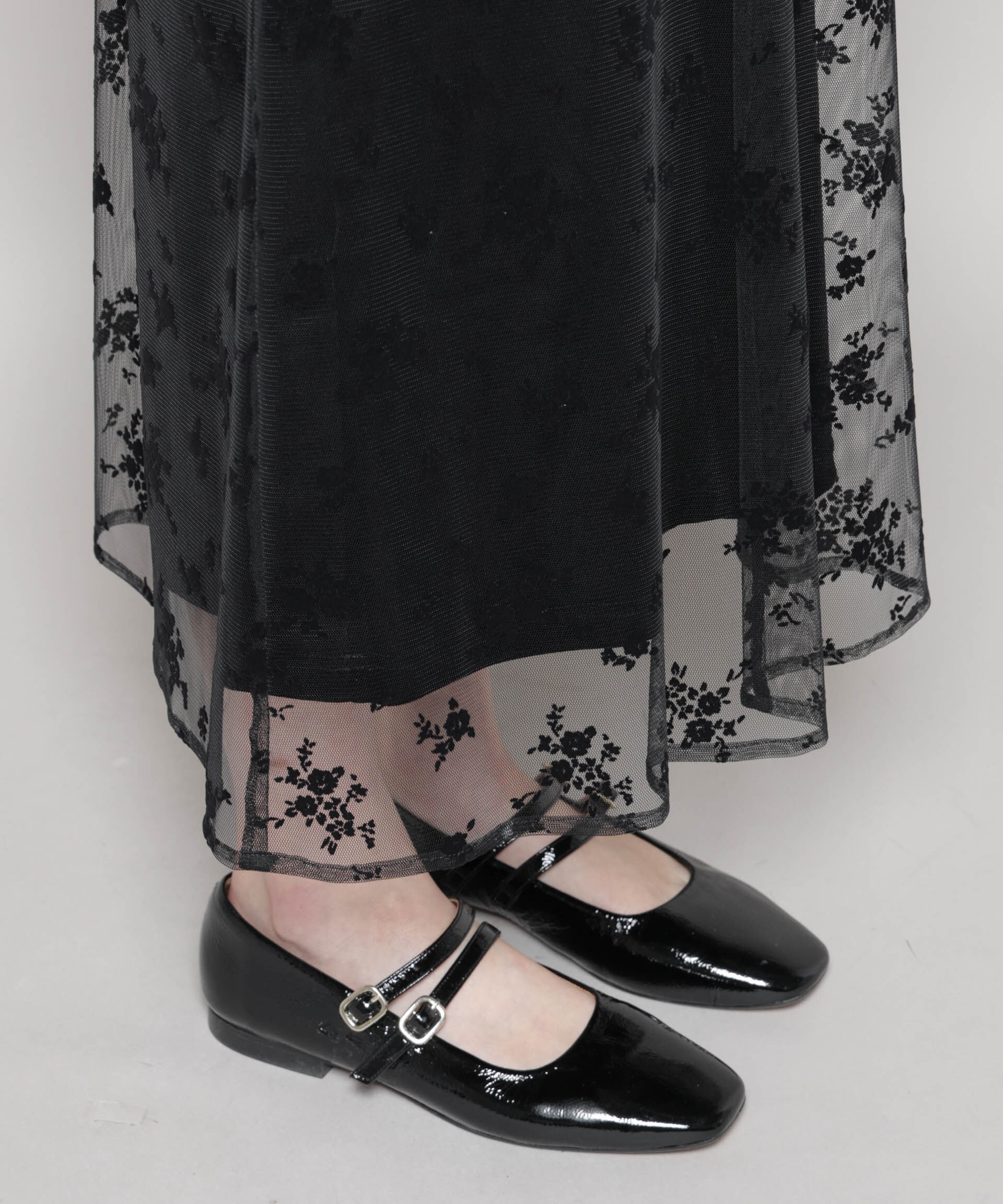 nano･universe「kaene/フロッキーベロア2wayドレス」|ワンピース|