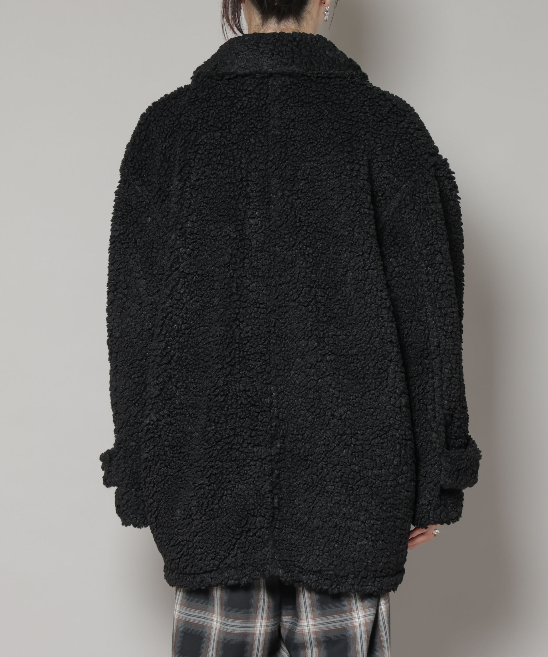 nano･universe「UNIVERSAL OVERALL/BOA HALF COAT」|ブルゾン・スタジャン|