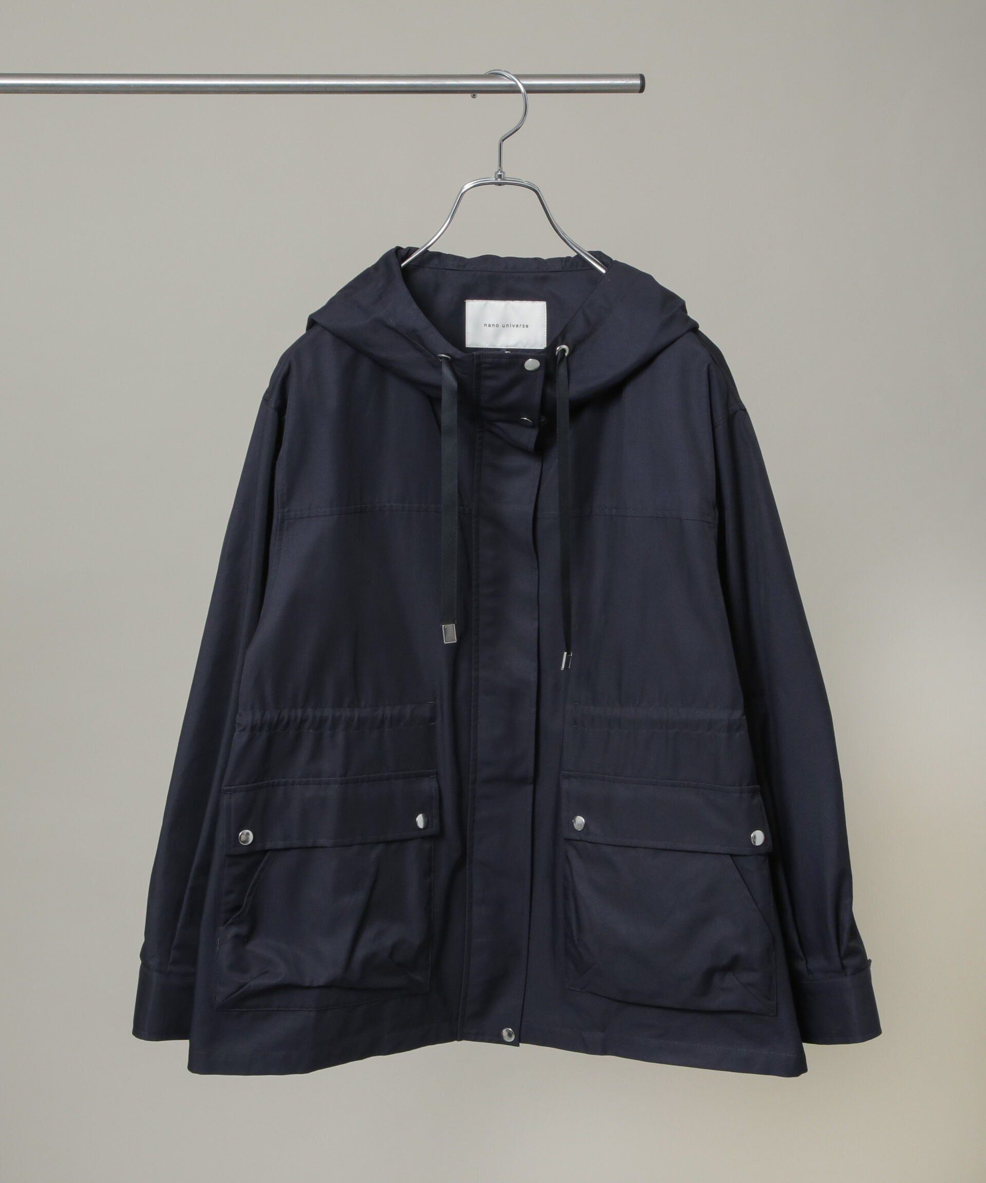 nano･universe「撥水フードブルゾン」|ブルゾン・スタジャン|