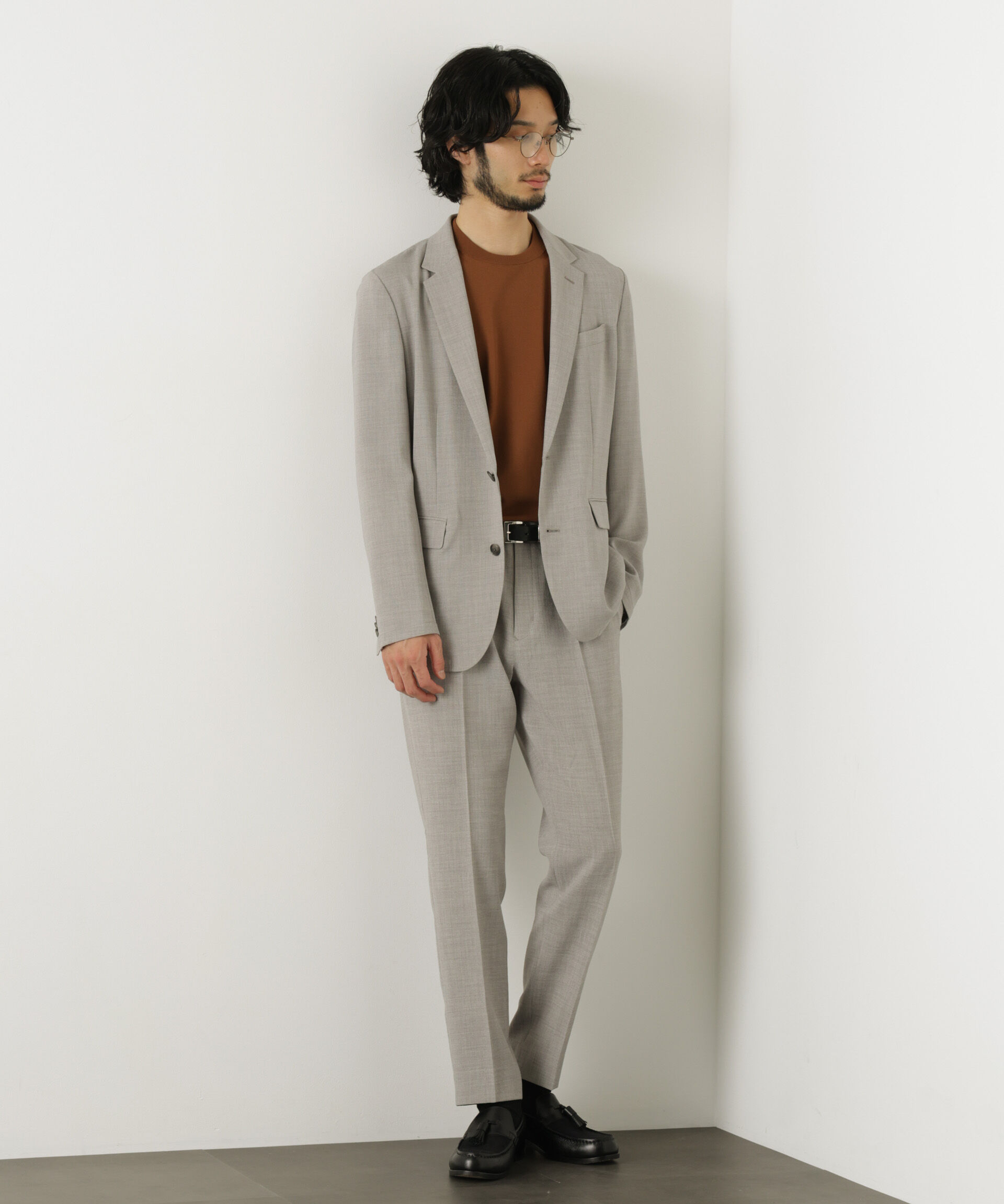 nano･universe「｢Damerino｣Reflax(R)キャンバスセットアップ/吸水速乾・防シワ」|スーツ|