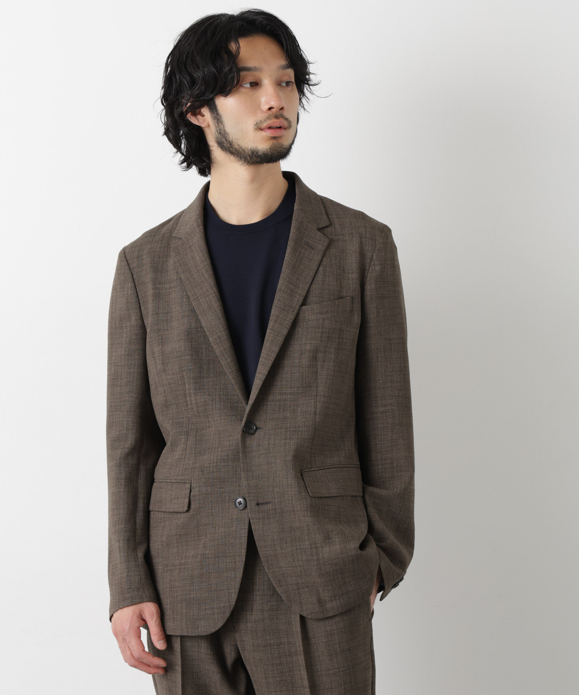 nano･universe「｢Damerino｣Reflax(R)キャンバスセットアップ/吸水速乾・防シワ」|スーツ|