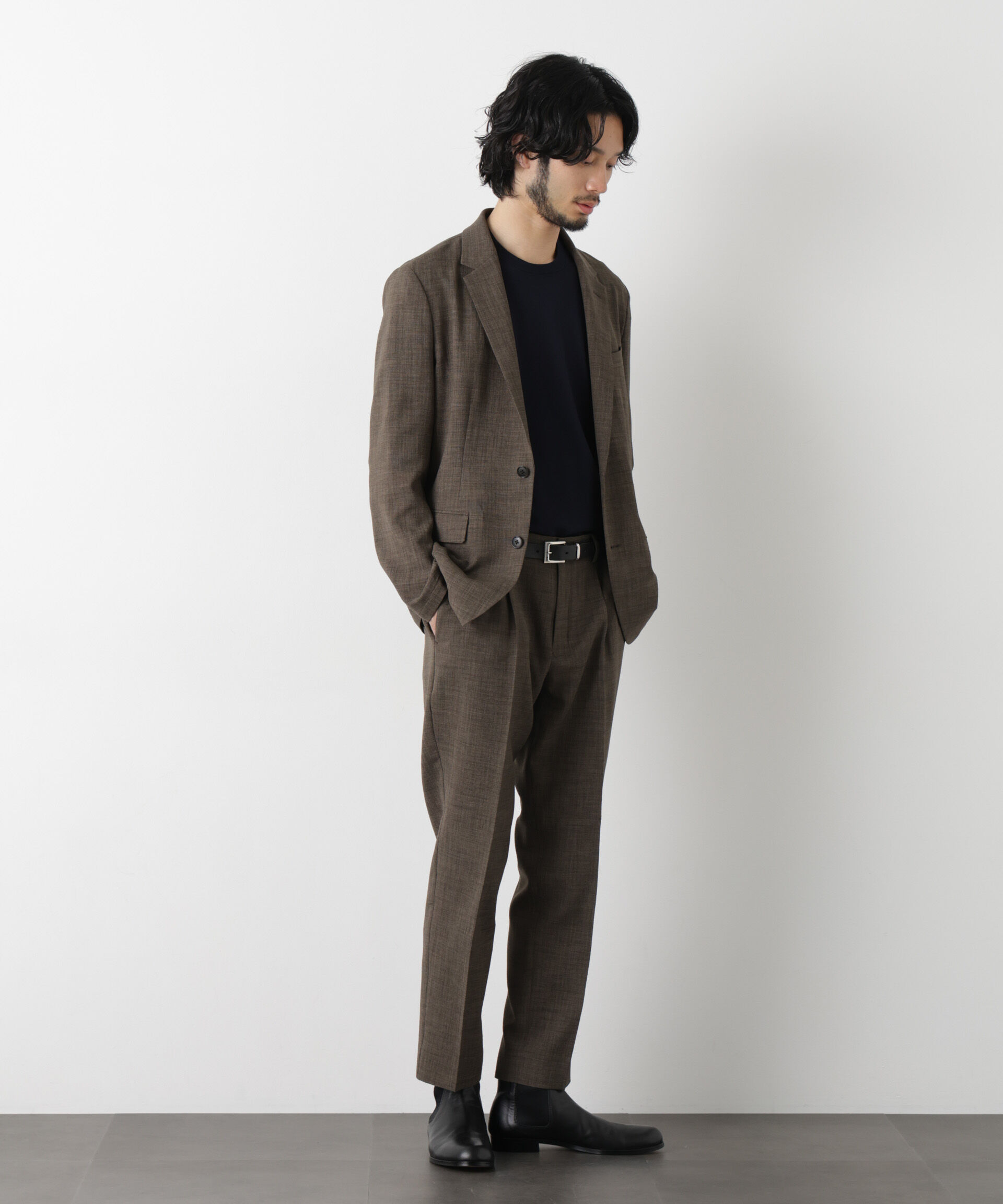 nano･universe「｢Damerino｣Reflax(R)キャンバスセットアップ/吸水速乾・防シワ」|スーツ|