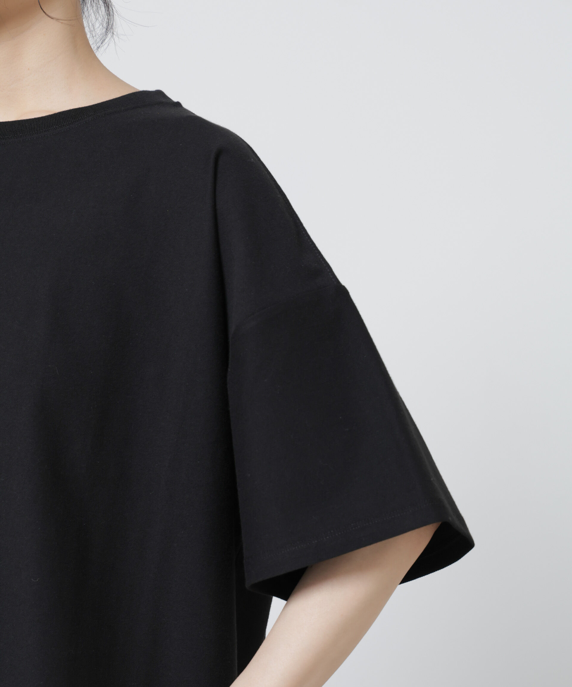 nano･universe「「Meaningful Continuity」coveross(R)ツイル調冷感プレーティング天竺Tシャツ」|Tシャツ・カットソー|