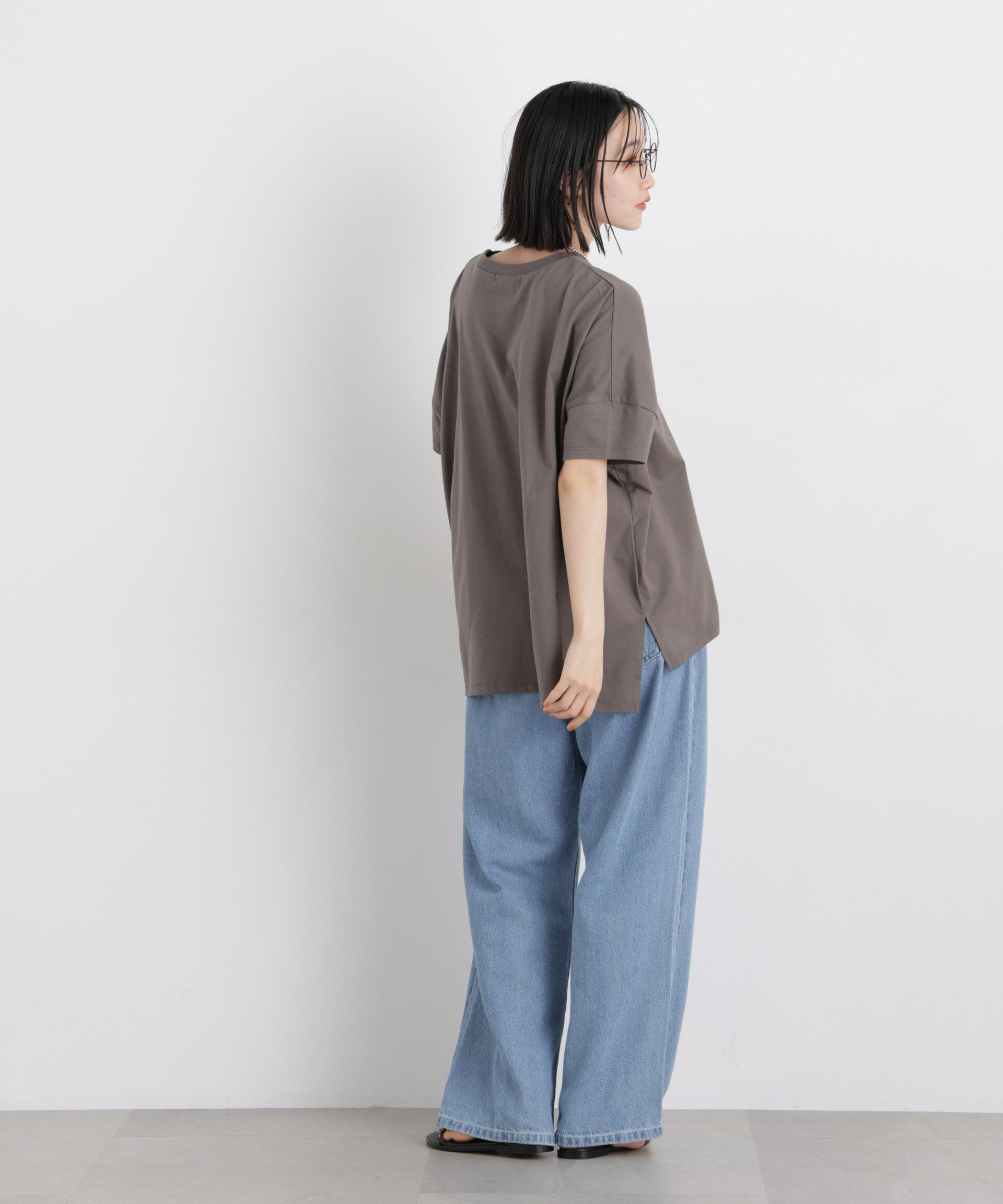 nano･universe「GOOD ROCK SPEED/LIFE PICTURE COLLECTION Big Tshirts Charcoal」|Tシャツ・カットソー|