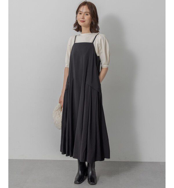 組曲「クルミボタン5分袖ニット」|ニット・セーター|