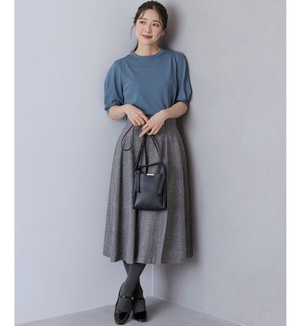 組曲「クルミボタン5分袖ニット」|ニット・セーター|