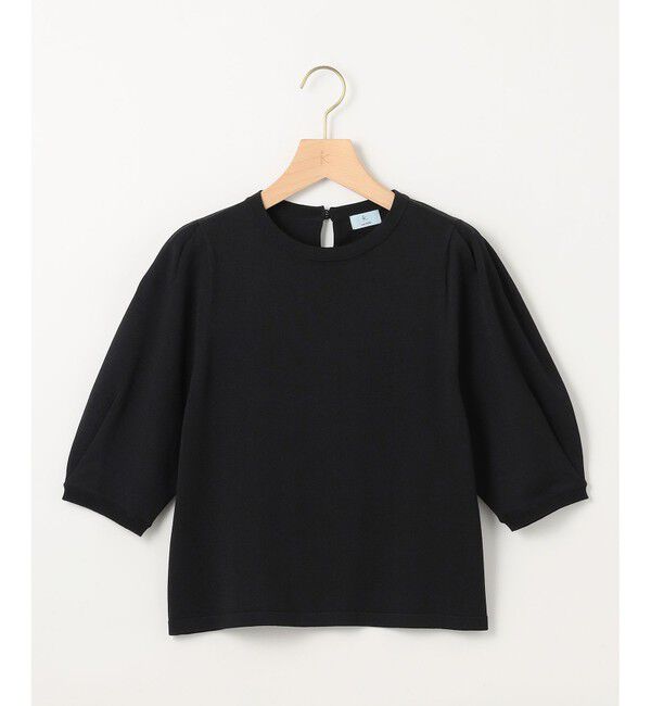 組曲「クルミボタン5分袖ニット」|ニット・セーター|