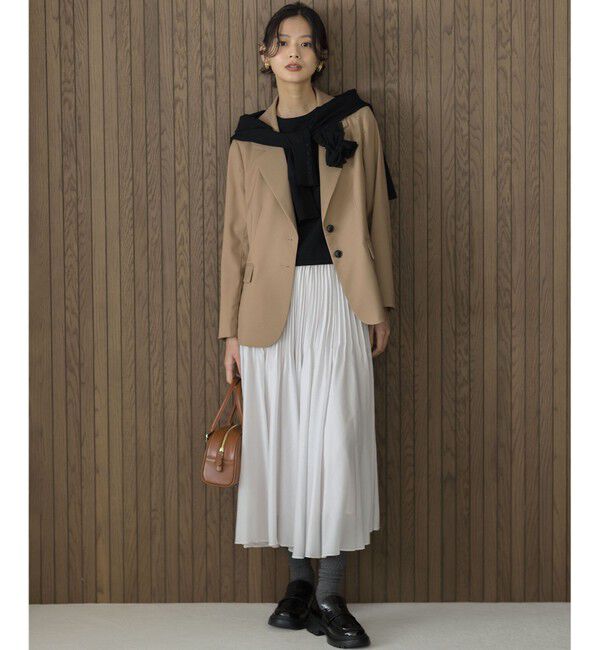 組曲「クルミボタン5分袖ニット」|ニット・セーター|