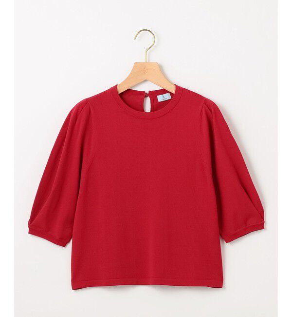 組曲「クルミボタン5分袖ニット」|ニット・セーター|