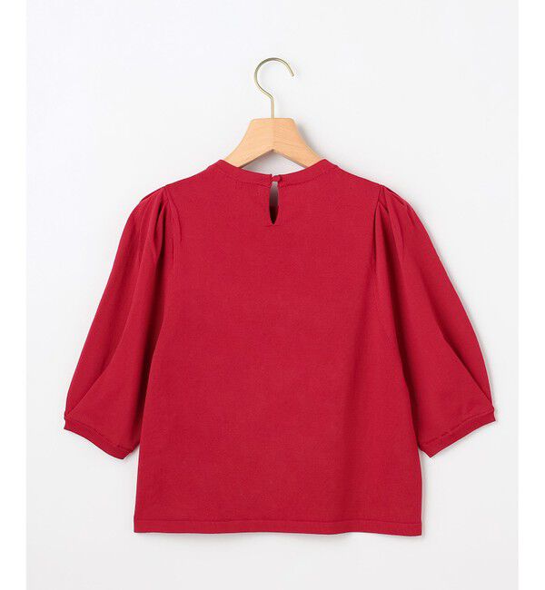 組曲「クルミボタン5分袖ニット」|ニット・セーター|