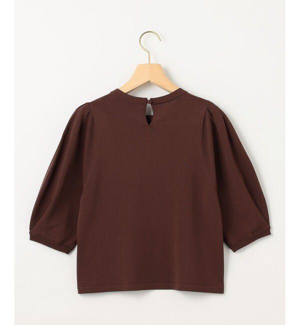 組曲「クルミボタン5分袖ニット」|ニット・セーター|