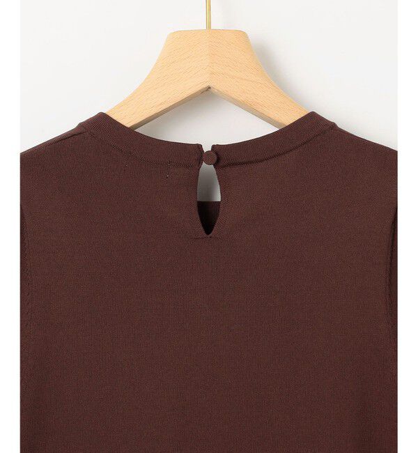 組曲「クルミボタン5分袖ニット」|ニット・セーター|